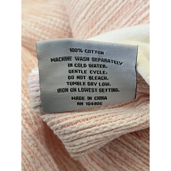 The Texture Collection New York Duvet Cover Sham Twin Pink Girly Luxe Embroidery - Picture 10 of 10